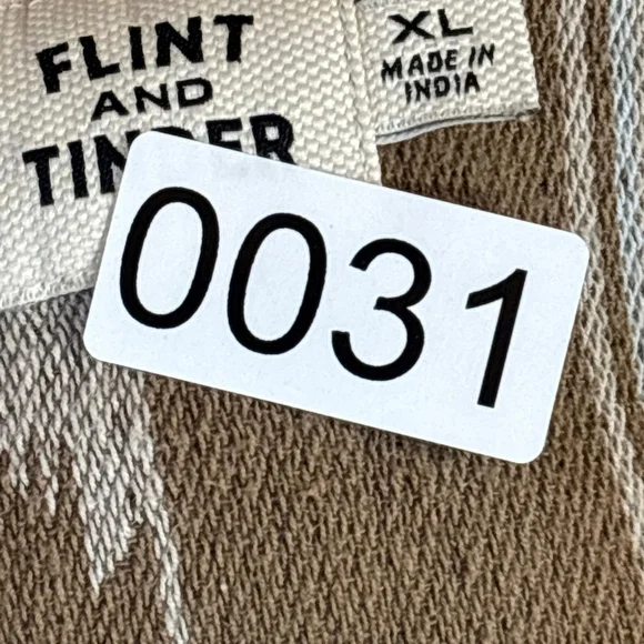 Flint and Tinder Long Sleeve Saddle Blanket Shirt Men's XL Brown Blue Southwest - Picture 12 of 12